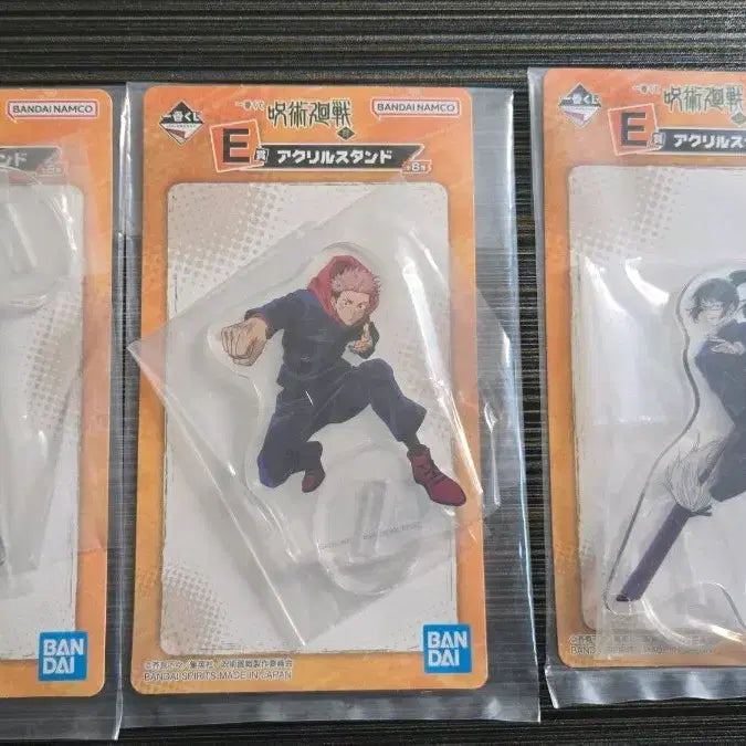 [BUNJANG] Jujutsu Kaisen E Prize Acrylic Stand Set (Itadori, Kugisaki, Maki) / 주술회전 E상 아크릴 스탠드 3종(이타도리,쿠기사키,마키)