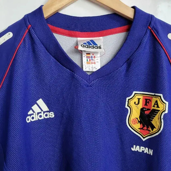 [BUNJANG] Adidas 2002 Japan National Football Team Home Jersey / 00s 아디다스 2002시즌 일본 국가대표팀 홈 유니폼 사무라이블루
