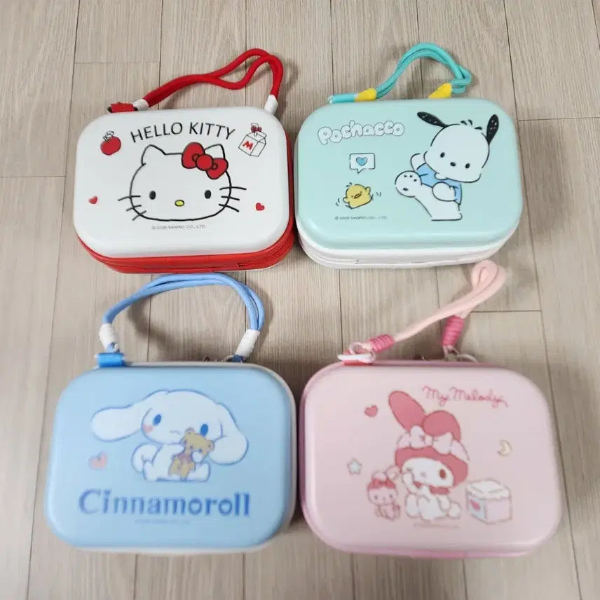[BUNJANG] Sanrio Characters Mini Pouch 4종 Set / 산리오 캐릭터 미니 파우치 4종 세트