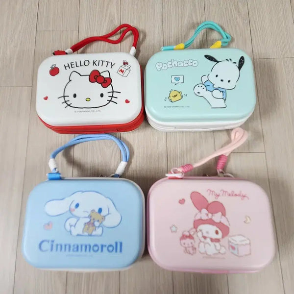 [BUNJANG] Sanrio Characters Mini Pouch 4종 Set / 산리오 캐릭터 미니 파우치 4종 세트
