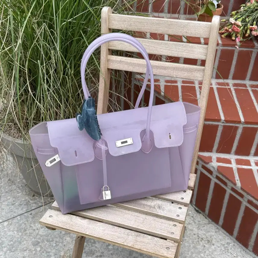 [BUNJANG] Kiki Jelly Birkin Bag Lavender TPU / 당일[tpu소재,고퀄리티] 키키 젤리백 젤리버킨백 라벤더