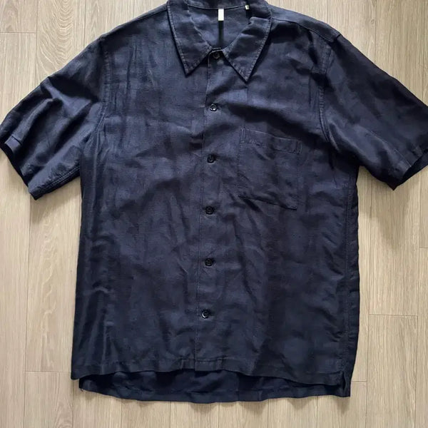 [BUNJANG] Sunflower Short-Sleeve Shirt Navy / Sunflower 선플라워 반팔셔츠