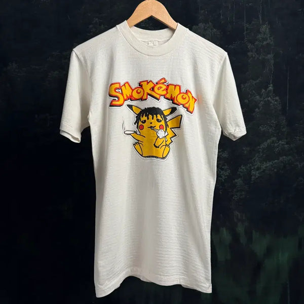 [BUNJANG] 90s Vintage Pokémon Parody T-Shirt / (M) 90s 포켓몬 패러디 빈티지 티셔츠