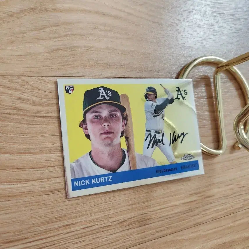 [BUNJANG] 2025 Topps Chrome Oakland Athletics Printing Autograph Rookie Baseball Card / 25탑스크롬 오클랜드 닉커츠 프린팅인쇄싸인 루키야구카드