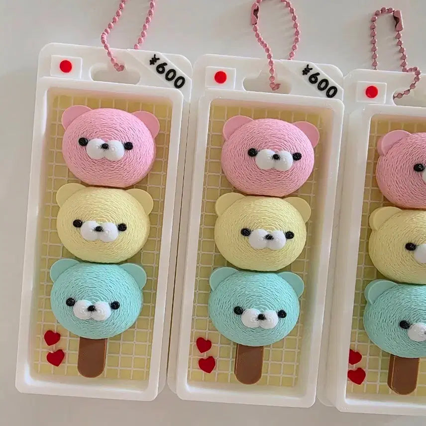 [BUNJANG] 3D Printed Dango Clicker Fidget Toy Keychain / 당고클리커 키캡 클리커 키링 키덜트 피젯클리커 취미 diy 3d프린터