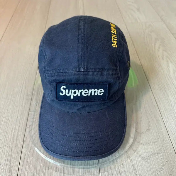 [BUNJANG] Supreme 21FW Military Camp Cap Navy / 슈프림 밀리터리 캠프캡 네이비 - 21FW