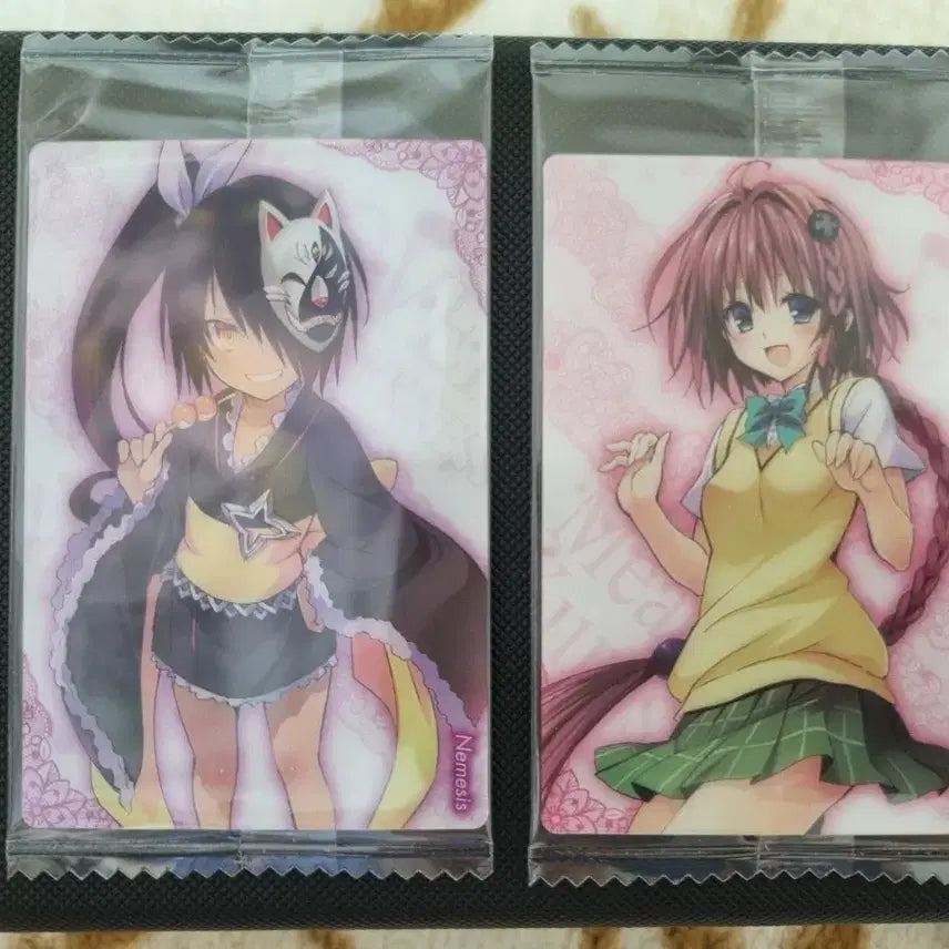 [BUNJANG] To Love Ru Wafer Card Set (2 Types) / 투러브 트러블 웨하스 카드 2종