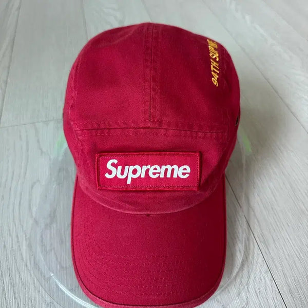 [BUNJANG] Supreme 21FW Military Camp Cap Red / 슈프림 밀리터리 캠프캡 레드 - 21FW