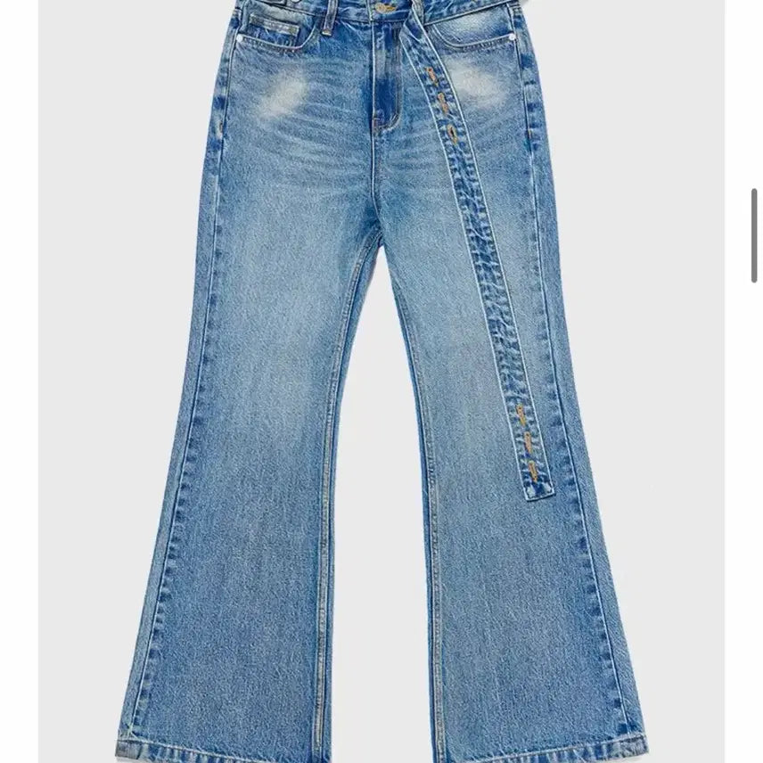 [BUNJANG] Openyy Belated Bootcut Jeans / Open yy 오픈와이와이 데님팬츠 청바지 팬츠 벨티드 부츠컷 진