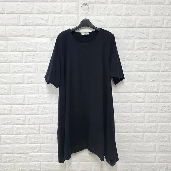 [BUNJANG] COS Black Short Sleeve Dress / L 코스 COS 블랙 반팔 원피스  D812