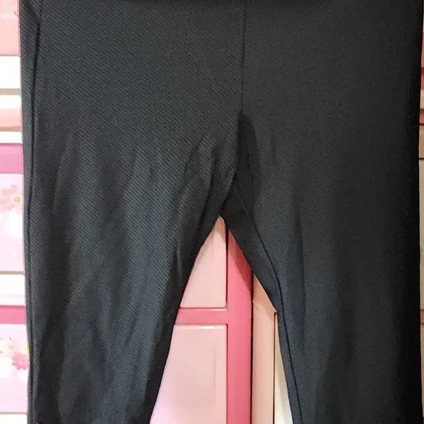 [BUNJANG] Women's Black 7/10 Length Pants / 여성 7부 바지 검정 일반66잘맞음 세탁완료