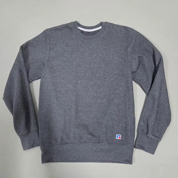 [BUNJANG] Russell Athletic Blue Tack V Stitch Sweatshirt Charcoal (S) / 러셀 애슬레틱 블루택 브이 스티치 맨투맨 차콜 (S)