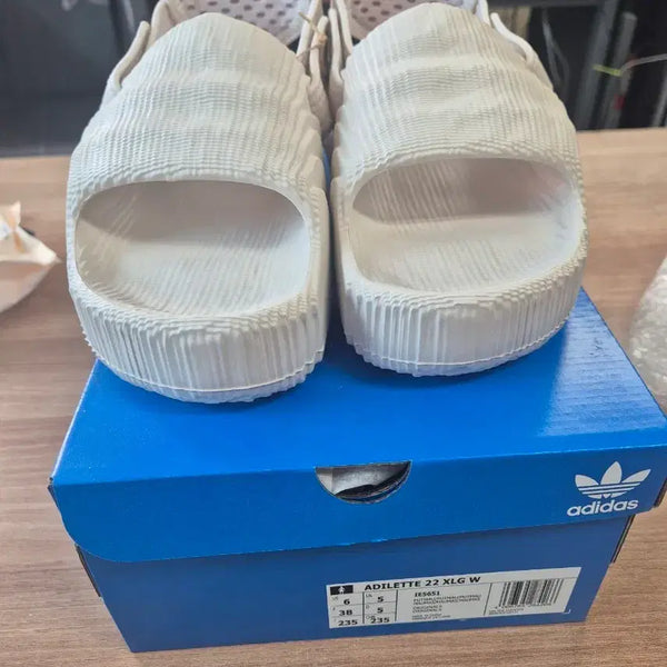 [BUNJANG] Adidas Adilette 22 XLG W Sandals White / 아디다스 아딜렛 22 XLG W 샌들 화이트