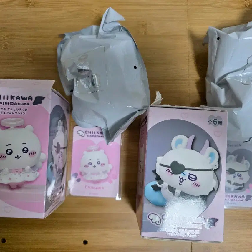 [BUNJANG] Magical Chiikawa Angel & Devil Figure Set (Chiikawa & Hachiemon) with Pop-up Store Exclusive Bonus / 매지컬 치이카와 천사&악마 피규어(치이카와&모몽가), 팝업 특전 세트