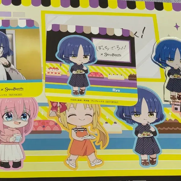 [BUNJANG] Bocchi the Rock! Sweets Paradise Yamada Ryo Acrylic Stand & Coaster Set / 봇치더 록! 스윗츠 파라다이스 아크릴 스탠드 야마다 료