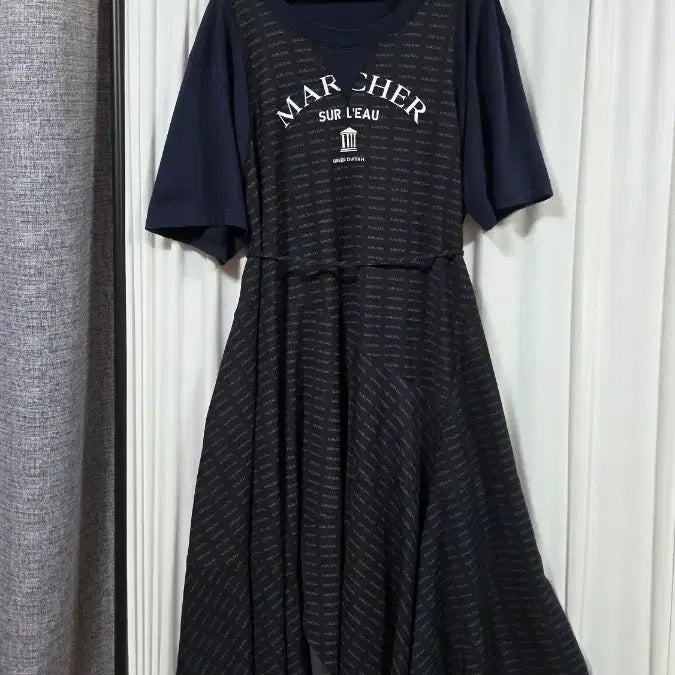 [BUNJANG] System Loose Fit Long Dress / 시스템루즈핏롱원피스(free)