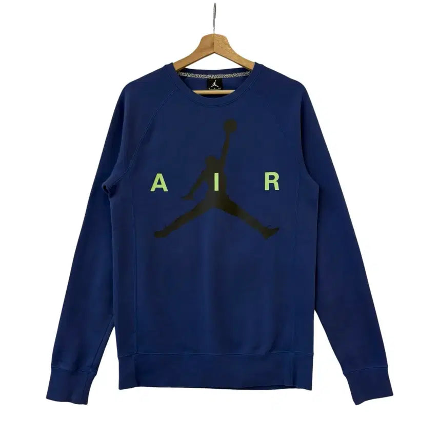 [BUNJANG] Nike Air Jordan Sweatshirt Blue S / 나이키 에어 조던 맨투맨 블루 S 정품
