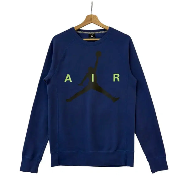 [BUNJANG] Nike Air Jordan Sweatshirt Blue S / 나이키 에어 조던 맨투맨 블루 S 정품