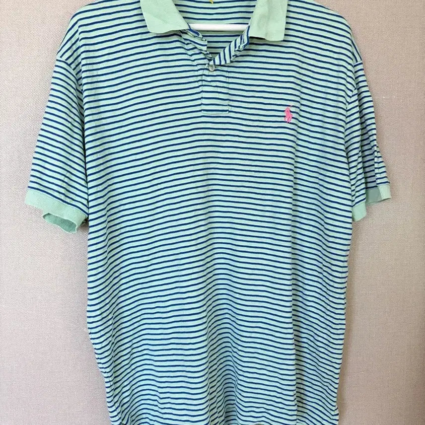 [BUNJANG] Polo Ralph Lauren Striped Cotton Polo Shirt Men's L / 폴로 스트라이프 면카라티 남L