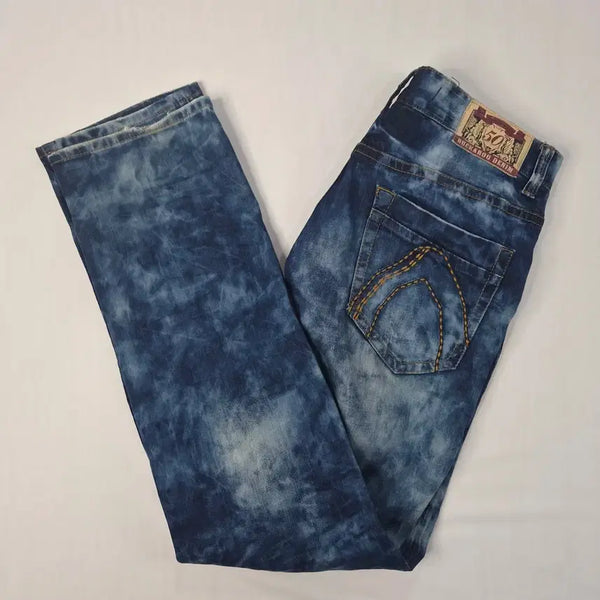 [BUNJANG] Buckaroo Washed Denim Pants 32 / 버커루 데님 바지 워싱 블루 32