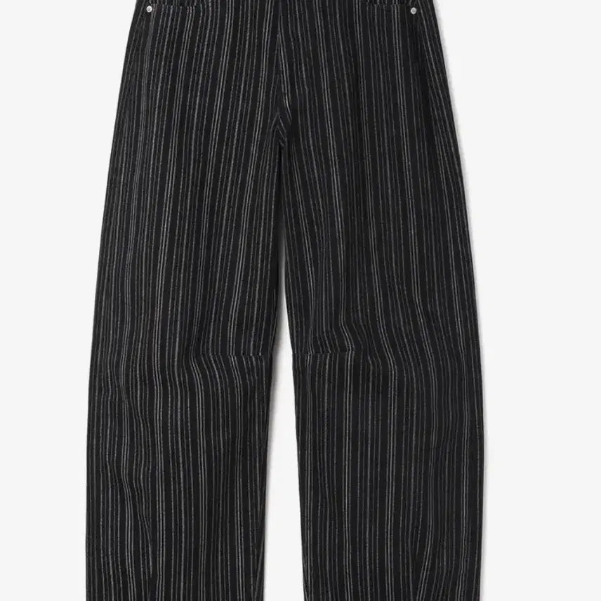 [BUNJANG] Milo Women's Stripe Balloon Jeans Black / 새상품)밀로 우먼 스트라이프 벌룬 진 블랙