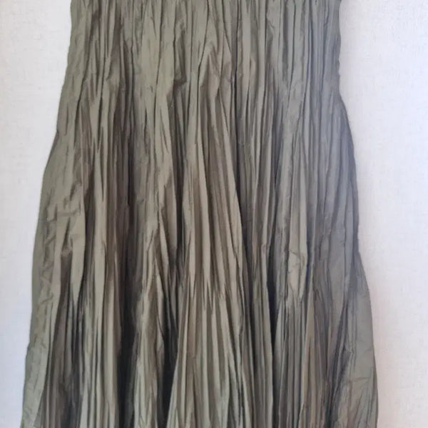 [BUNJANG] Zooc Long Skirt Cotton Blend / 주크 Zooc 롱 스커트 바스락천