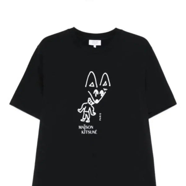 [BUNJANG] Maison Kitsuné Party Fox T-Shirt White XL / 메종키츠네 파티폭스 블랙  50%할인