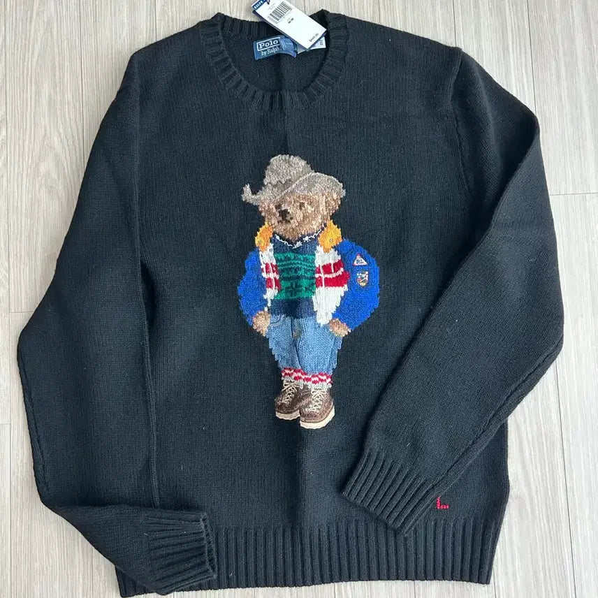 [BUNJANG] Polo Ralph Lauren Western Cowboy Bear Wool Sweater / 폴로 웨스턴 카우보이 베어 스웨터