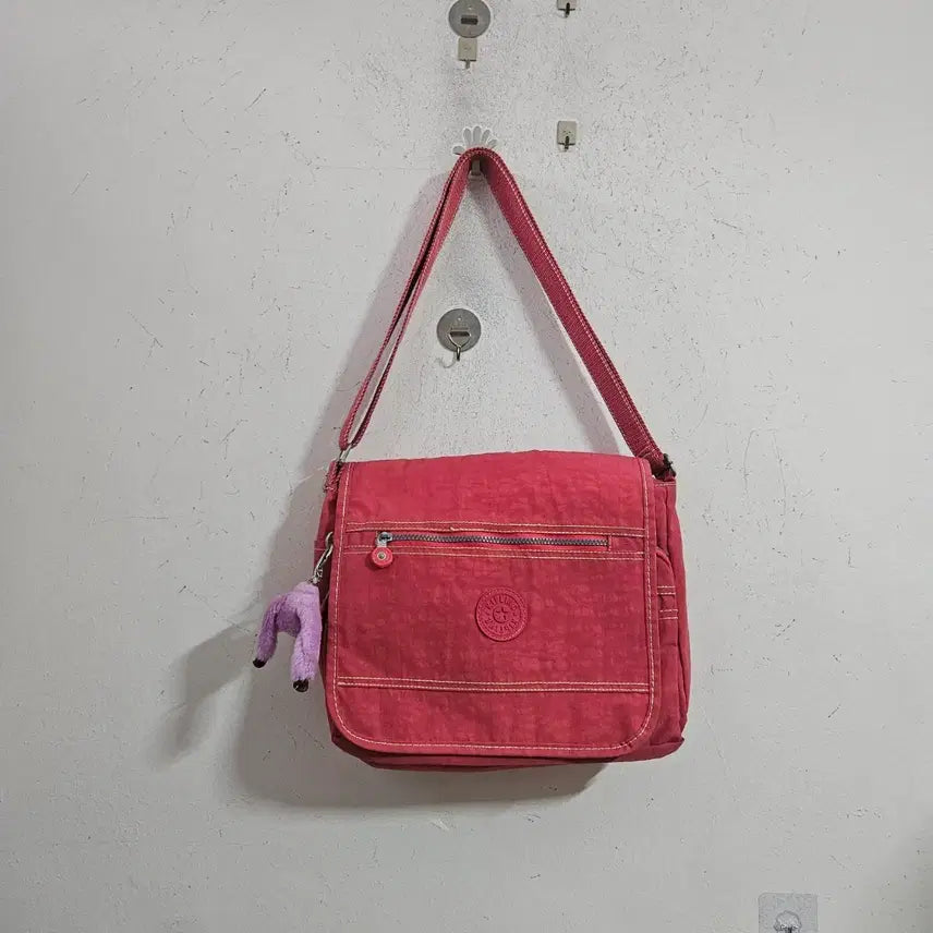[BUNJANG] Kipling Crossbody Bag Pink / 키플링 크로스백 핑크