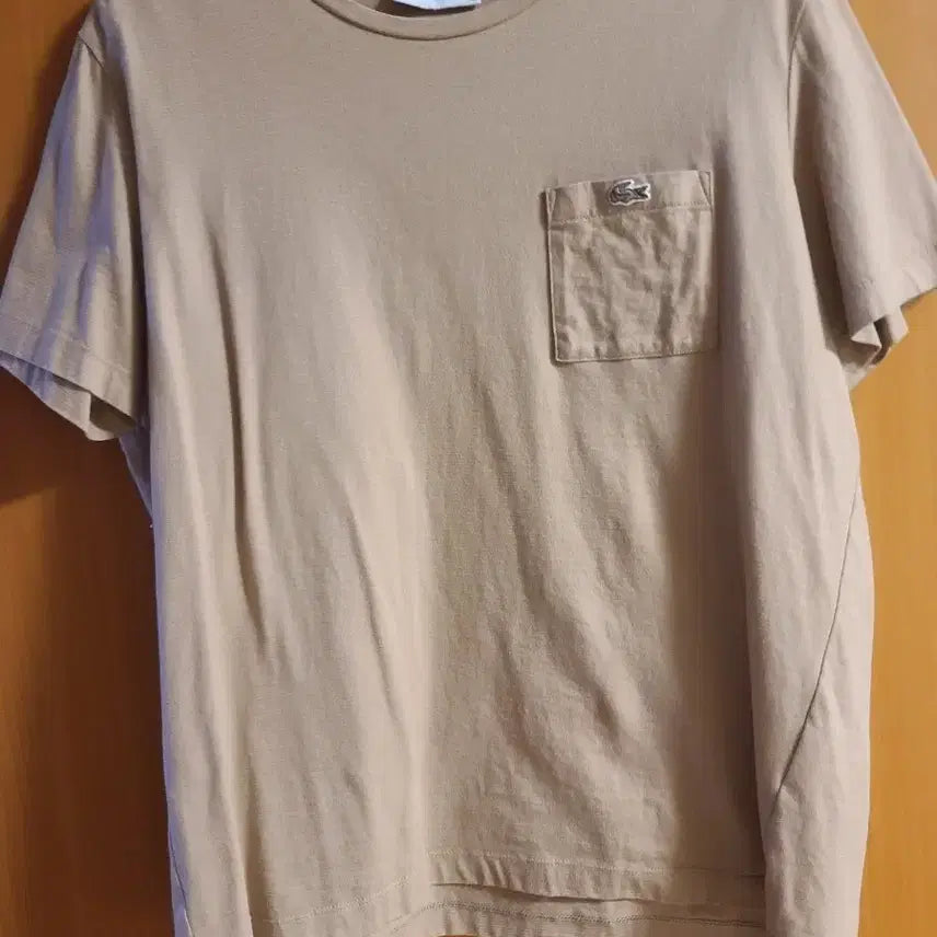 [BUNJANG] Lacoste Khaki Short Sleeve Polo Shirt / 라코스테 카키색 반팔 카라티셔츠