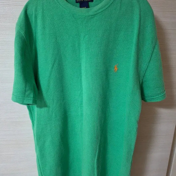 [BUNJANG] Polo Ralph Lauren Waffle Knit Short Sleeve T-Shirt M (95-100) / 폴로 랄프로렌 와플 니트 반팔 M(95~100)