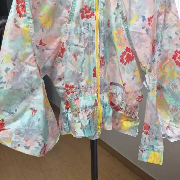 [BUNJANG] Stella McCartney Floral Windbreaker Jacket / 스텔라맥카트니 바람막이에요