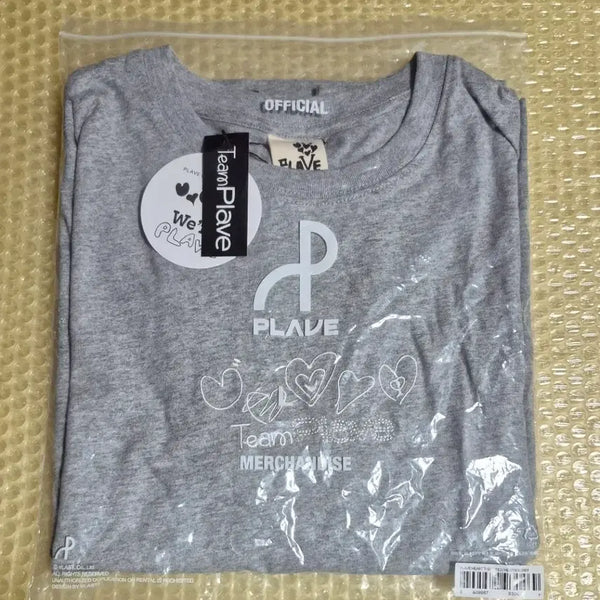[BUNJANG] PLAVE Heart Short Sleeve T-Shirt L Size / 플레이브 하트 반팔티 L 사이즈 원가 이하 양도