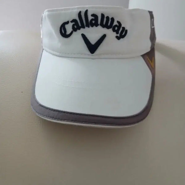 [BUNJANG] Galway Sun Cap White Light Brown / 결러웨이 썬 켑 흰 밤색