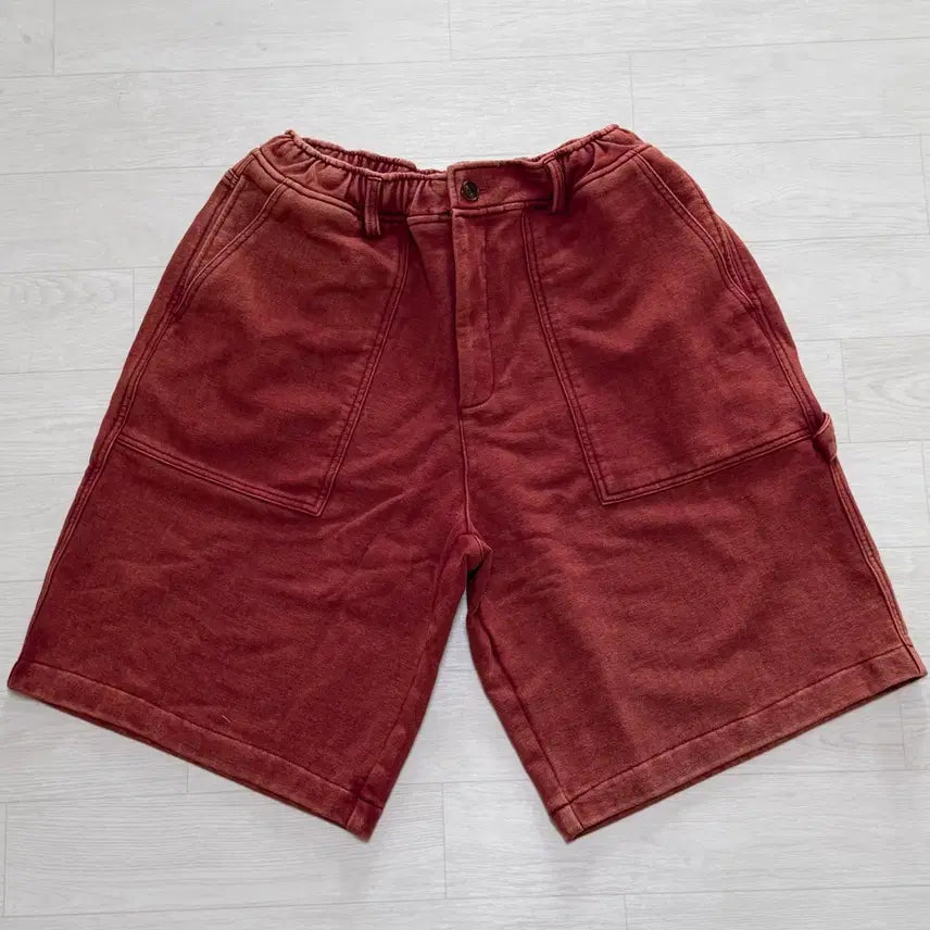 [BUNJANG] Ang Run Washed Work Sweat Shorts Size 2 / 앵글런 워시드 워크 스웻 쇼츠 반바지 2사이즈