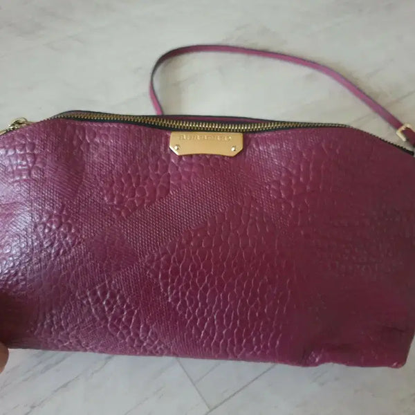 [BUNJANG] Burberry Leather Shoulder Bag / 버버리매장 우먼정품  숄더 크로스밬