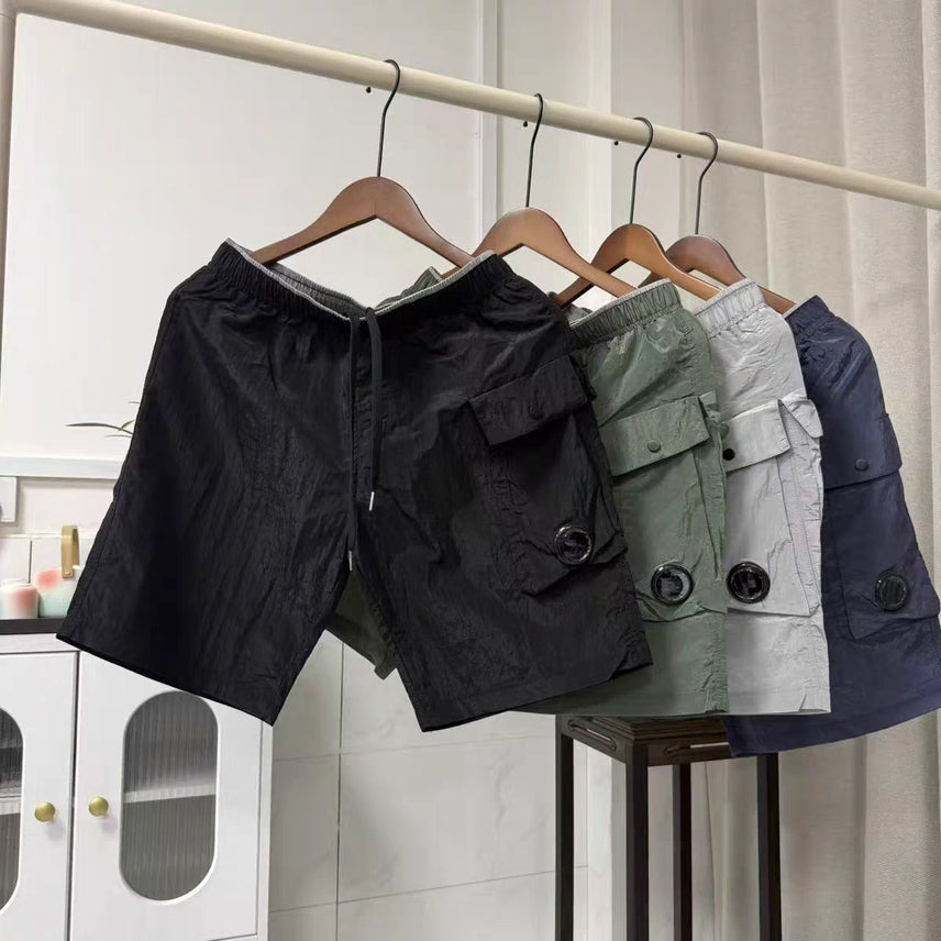 [BUNJANG] C.P Company Nylon Cargo Shorts / C.P 컴퍼니 4종 나일론 카고 반바지 밴딩 쇼츠