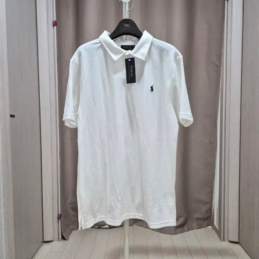 [BUNJANG] Polo Ralph Lauren Short Sleeve Polo Shirt / 폴로 랄프로렌 화이트/블랙/ 반팔 카라티.새상품.무료배송