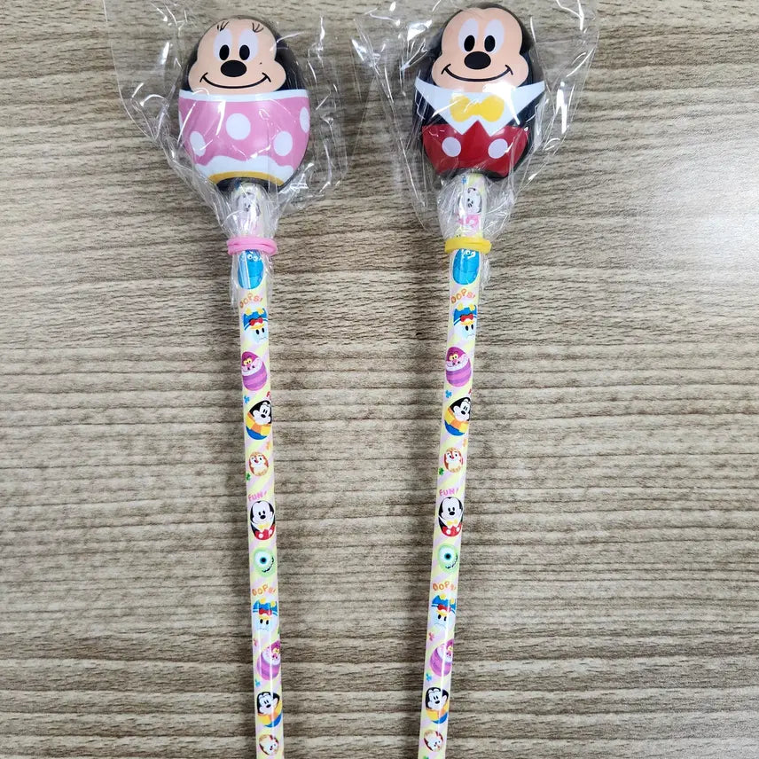 [BUNJANG] Tokyo Disneyland Easter Festival Mickey Mouse & Minnie Mouse Egg Pencils / 도쿄 디즈니랜드 이스터 축제 기념 미키, 미니 연필