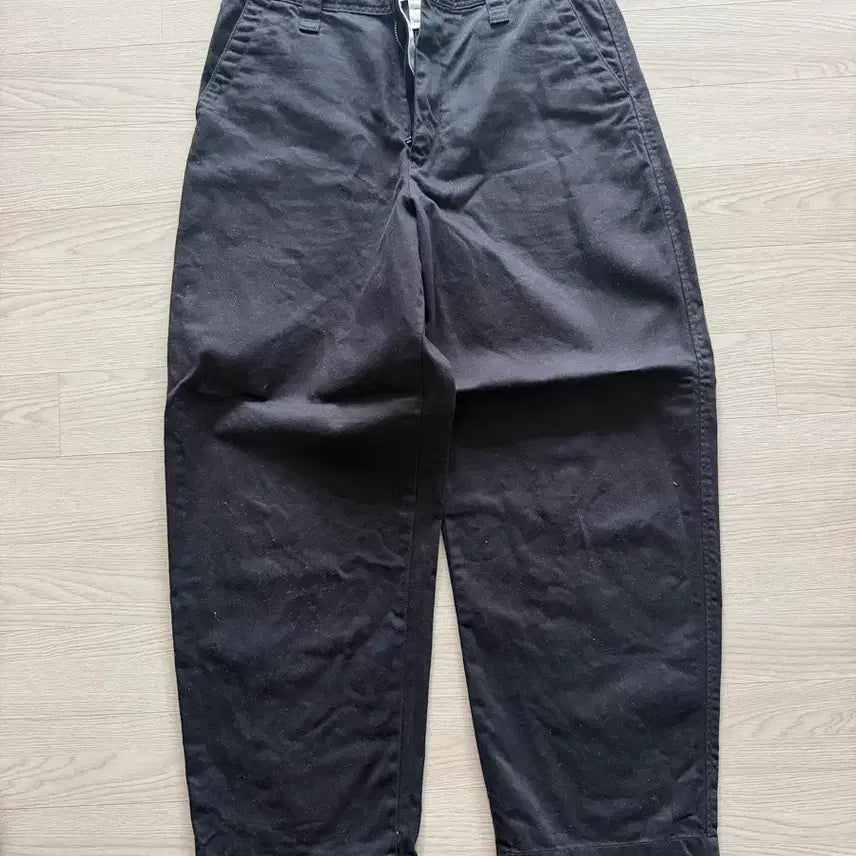 [BUNJANG] Uniqlo U Black Cotton Chino Pants / 유니클로 u 블랙 치노 면 팬츠