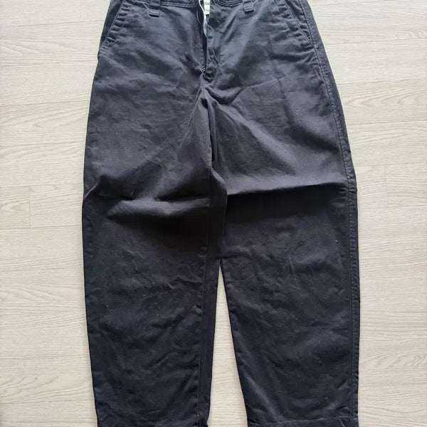 [BUNJANG] Uniqlo U Black Cotton Chino Pants / 유니클로 u 블랙 치노 면 팬츠