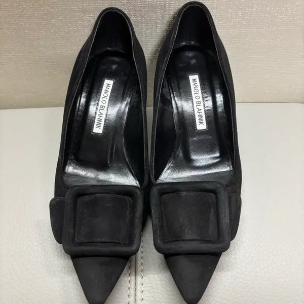 [BUNJANG] Manolo Blahnik Suede Pumps / 마놀로 블라닉 스웨이드 펌프스
