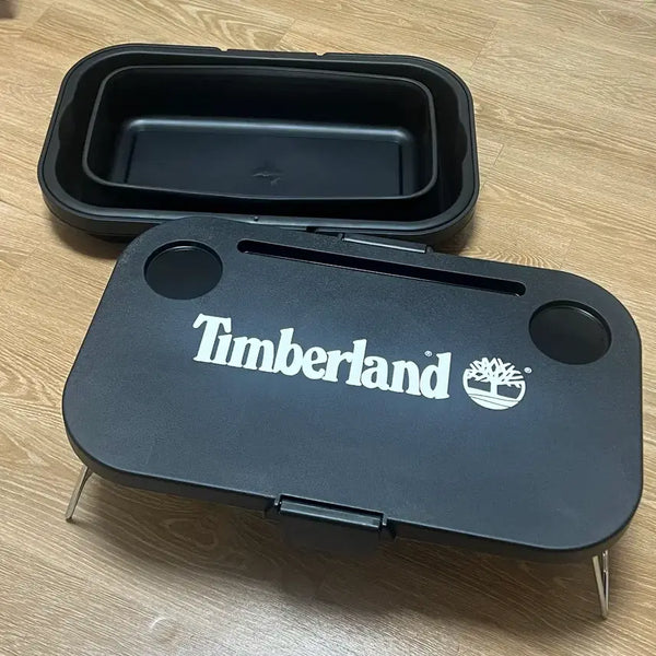 [BUNJANG] Authentic Limited Edition Timberland Folding Box Camping Table Basket Set / 정품 한정판) 팀버랜드 폴딩박스 캠핑테이블 바구니 세트
