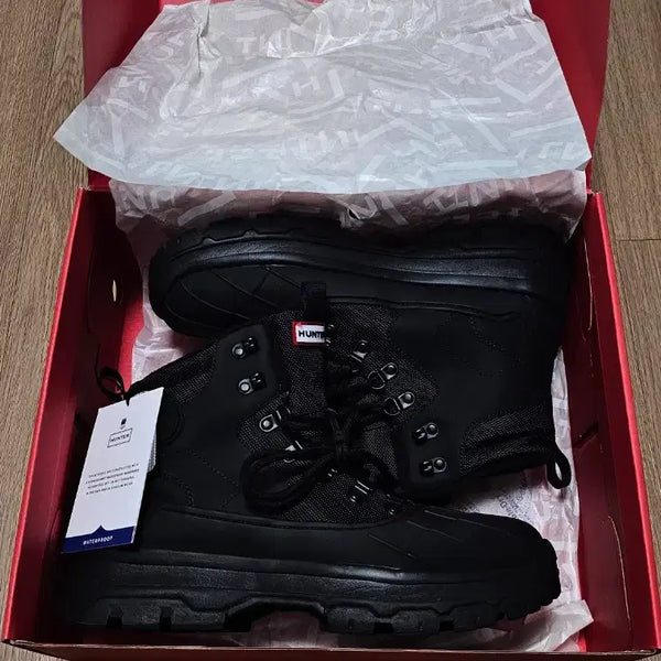 [BUNJANG] Hunter Explorer Duck Boots Black / [HUNTER] 헌터 익스플로러 덕 부츠 블랙 (270mm)