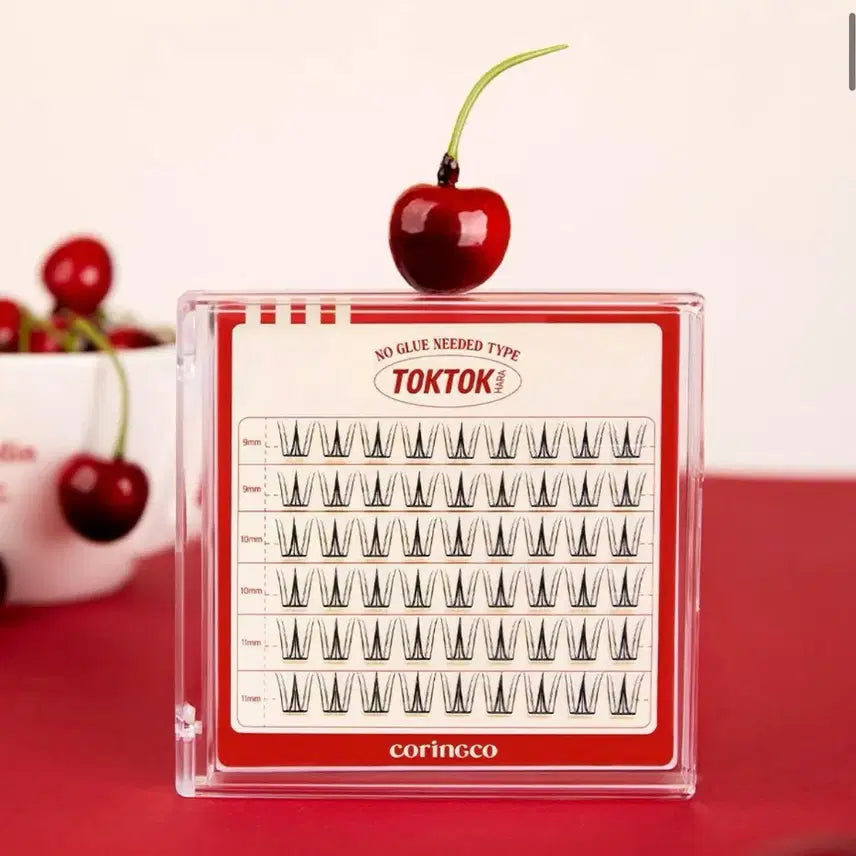 [BUNJANG] Coringco Tok Tok Hara No-Glue Eyelashes Cherry Coke / 코링코 톡톡하라 노글루 속눈썹 체리콕