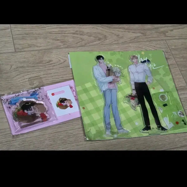 [BUNJANG] Wave's Coast Acrylic Stand + Snow Apple Set / 모펀 파도의 해안 아크릴스탠드 + 스노우 애픟 세트