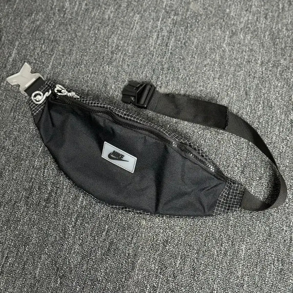 [BUNJANG] Nike Black Check Hip Pack / 나이키 블랙 체크 힙색