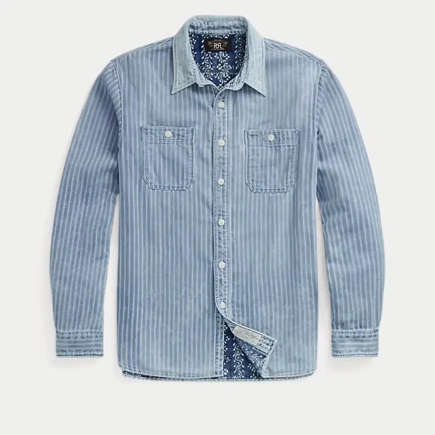 [BUNJANG] RRL Double Face Workshirt M / RRL 더블알엘 더블페이스 워크셔츠 M 팝니다