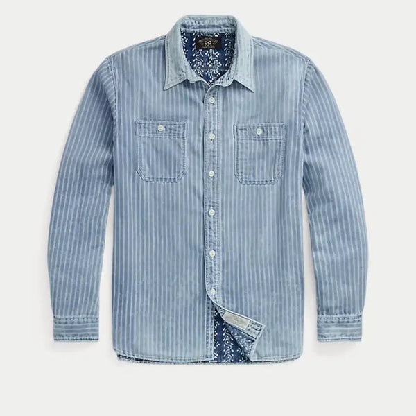 [BUNJANG] RRL Double Face Workshirt M / RRL 더블알엘 더블페이스 워크셔츠 M 팝니다