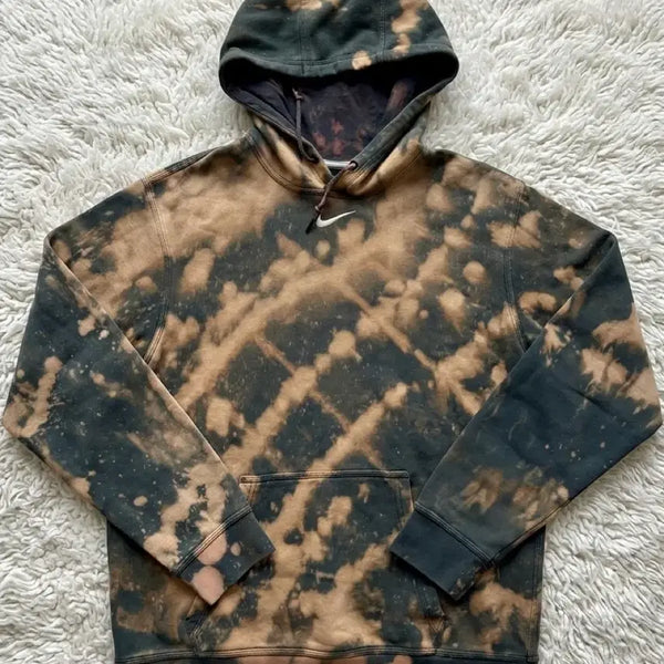 [BUNJANG] Nike Swoosh Tie-Dye Hoodie M / 나이키 스우시 타이다이 후드티 M